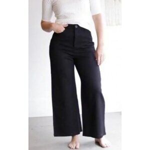 KOWTOW Odyssey Pant Wide Leg‎ Black Organic Cotton Pants S